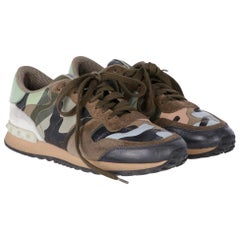 2010s Valentino Camouflage Rockrunner Sneakers