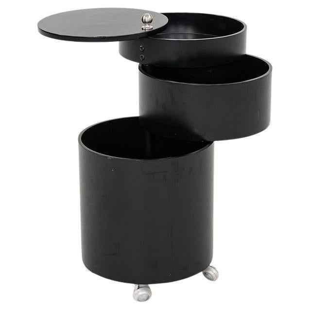 2010s Verpan Panton for Verpan Barboy Container Cart in Black For Sale