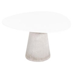 2010s Wolfgang Mezger for Davis Tosca Side / Coffee Table with Concrete Base