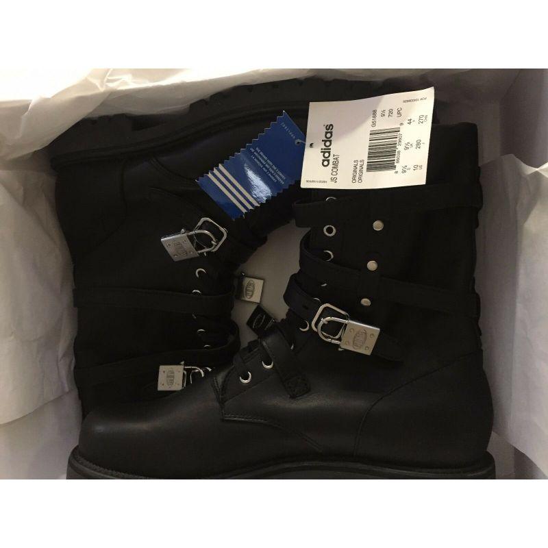 2011 Adidas Originals Jeremy Scott Combat Boots Black Three Keys Super Rare For Sale 4