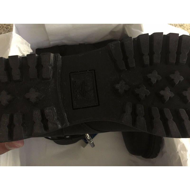 2011 Adidas Originals Jeremy Scott Combat Boots Black Three Keys Super Rare For Sale 6