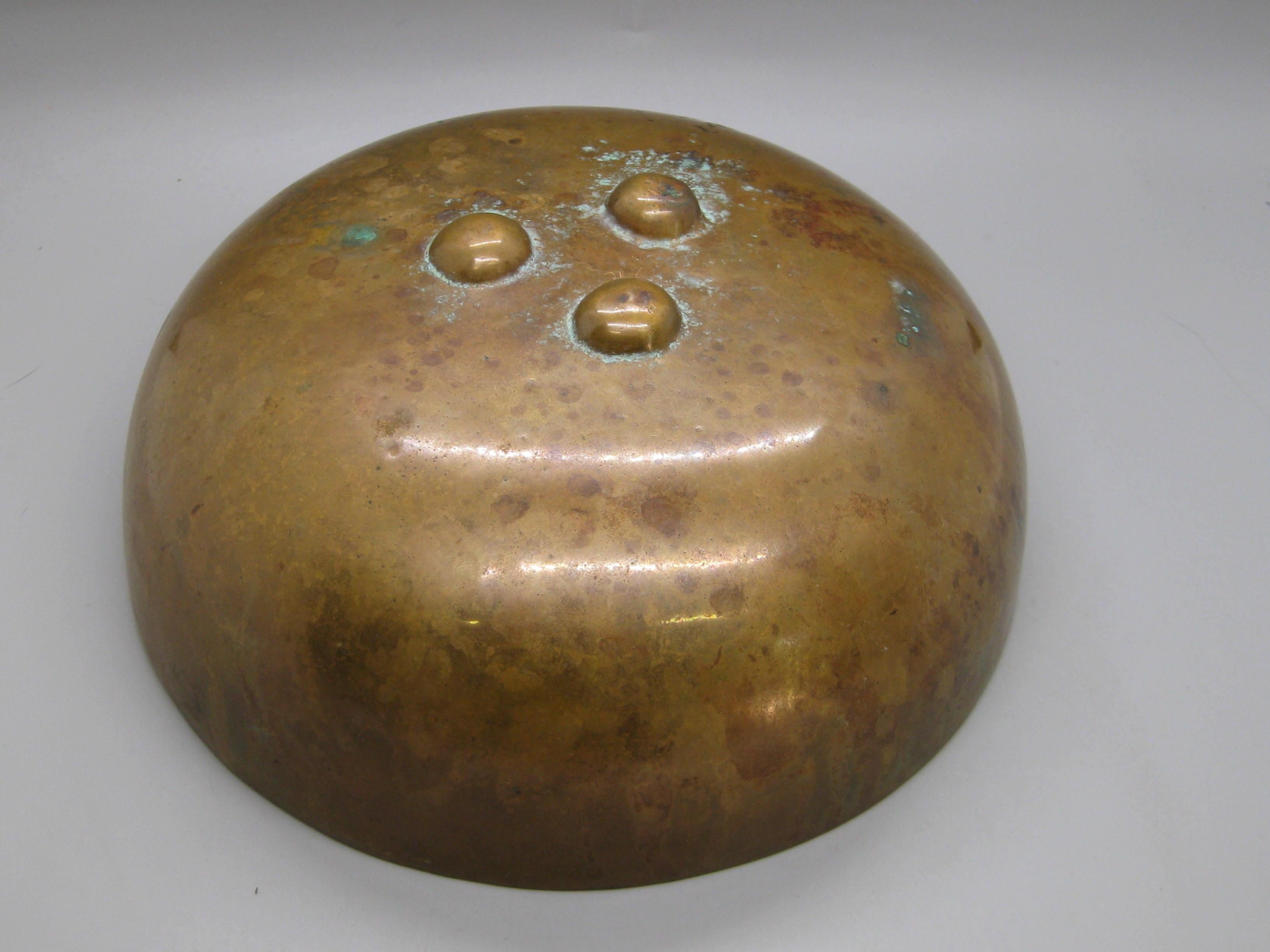 2011 Alma Allen Modernist Footed Solid Bronze Bowl Skulptur #21 von 250 7 1/2
