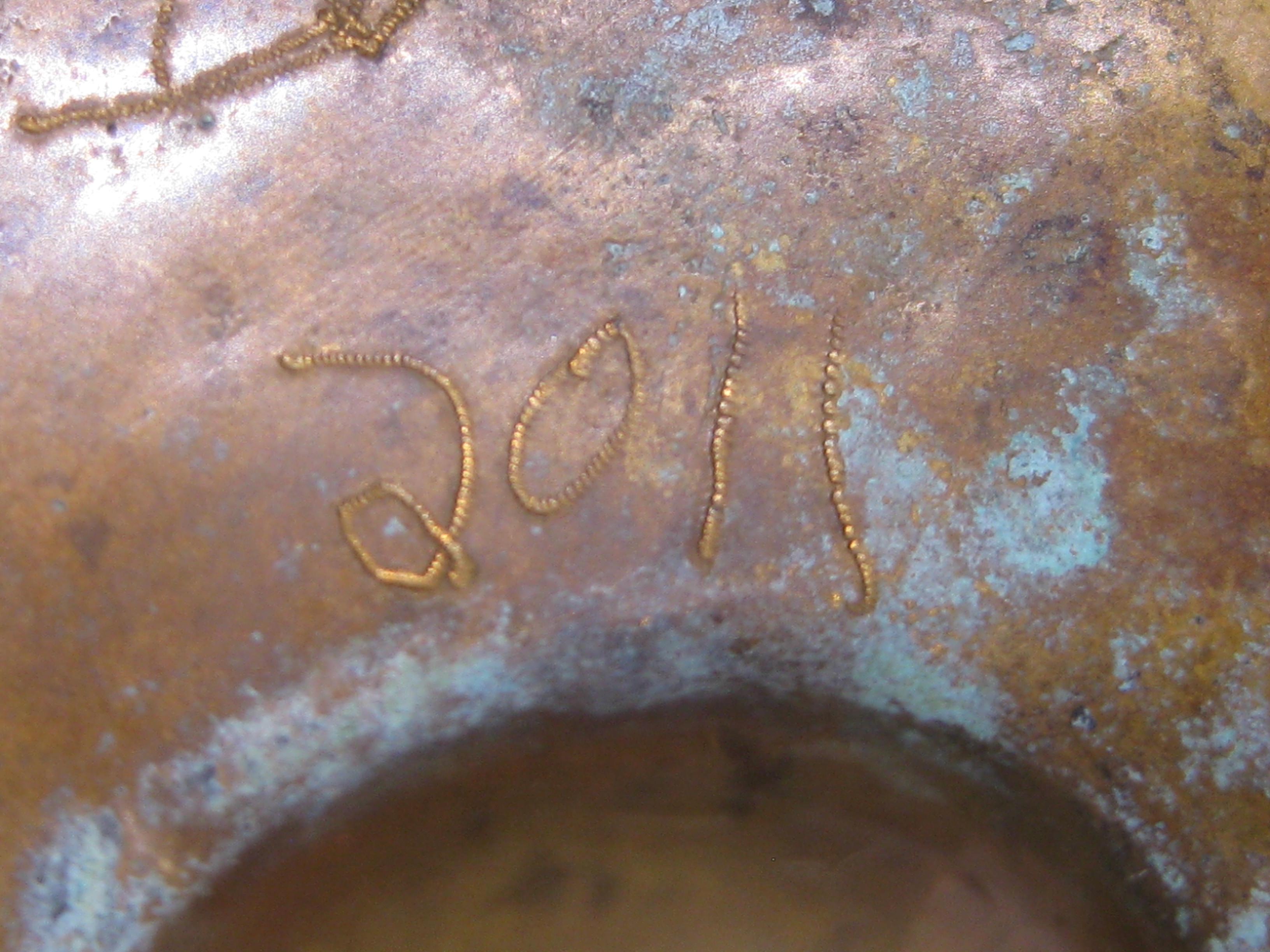 2011 Alma Allen Modernist Footed Solid Bronze Bowl Skulptur #21 von 250 7 1/2