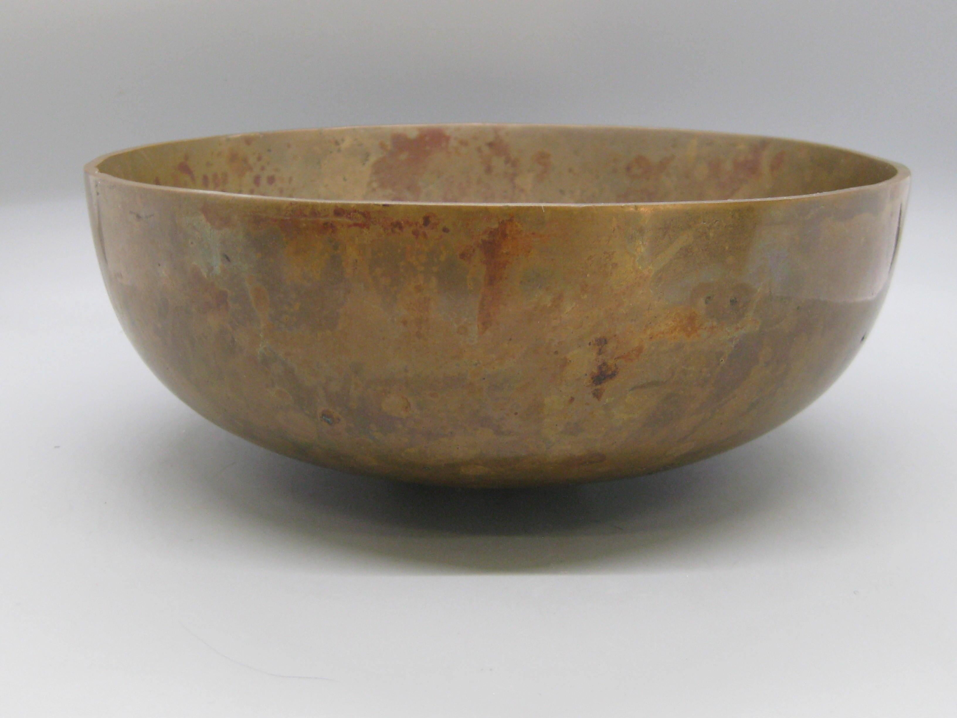 2011 Alma Allen Modernist Footed Solid Bronze Bowl Skulptur #21 von 250 7 1/2