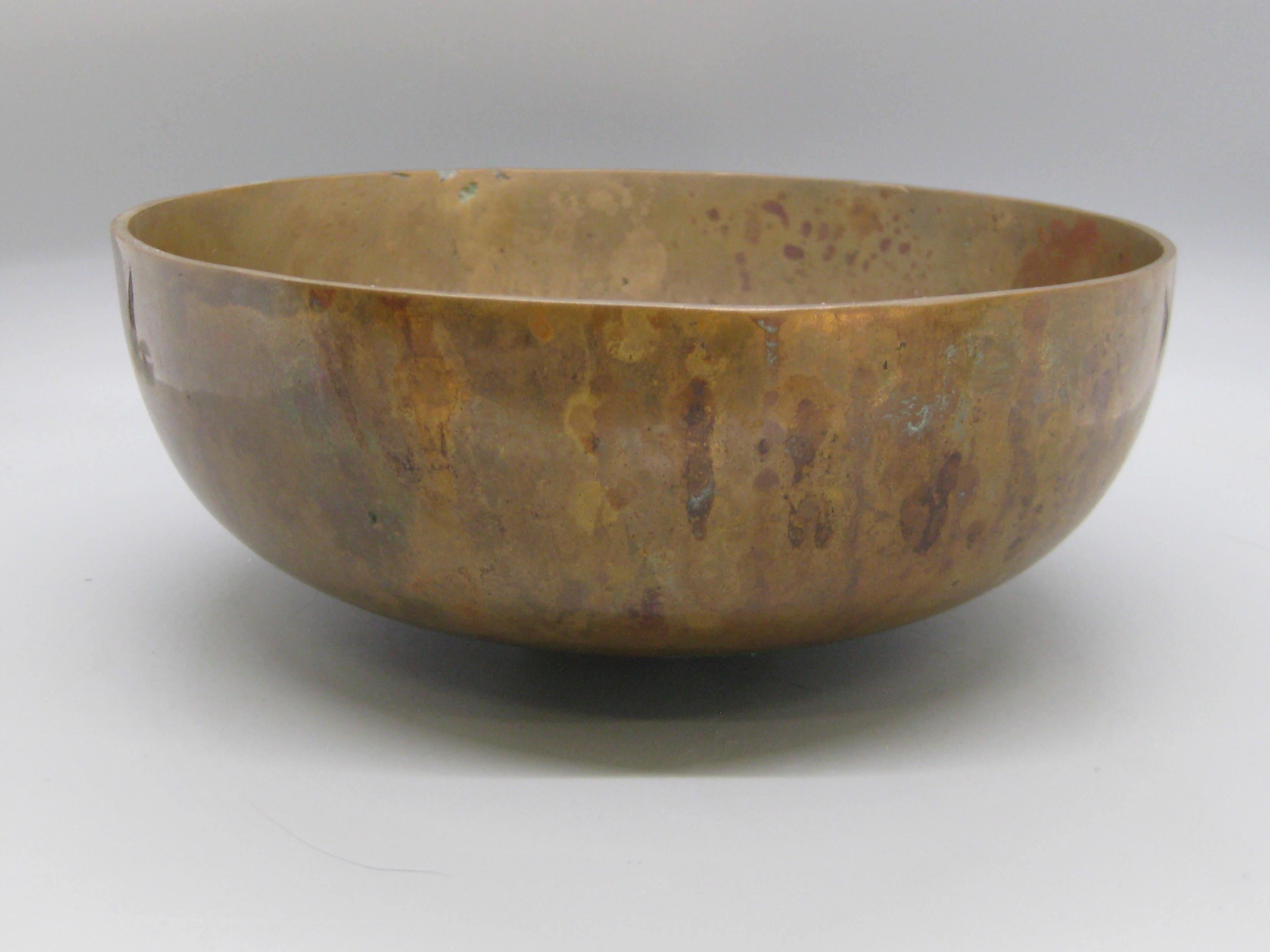 2011 Alma Allen Modernist Footed Solid Bronze Bowl Skulptur #21 von 250 7 1/2