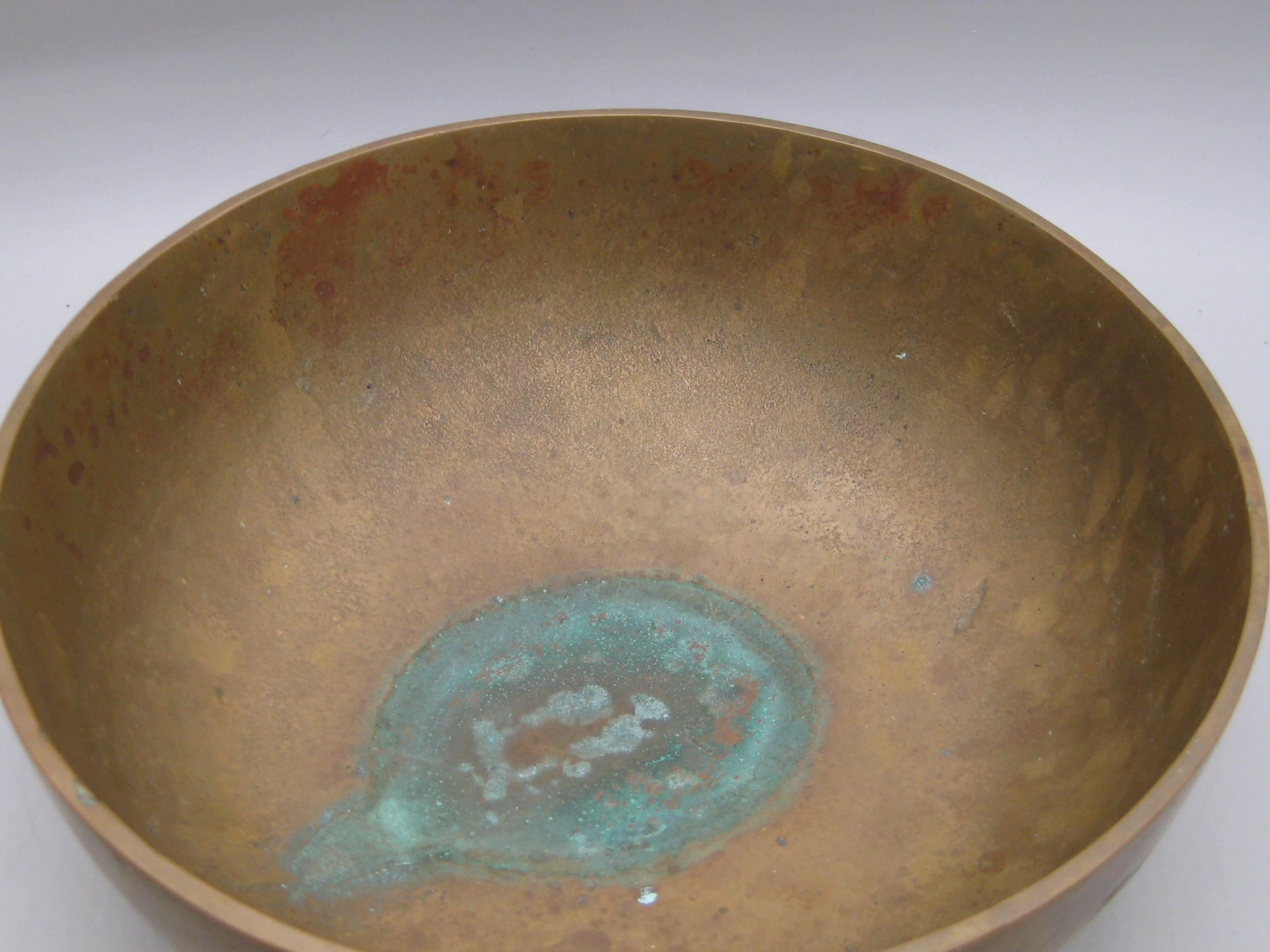 2011 Alma Allen Modernist Footed Solid Bronze Bowl Skulptur #21 von 250 7 1/2