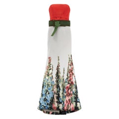 2011 Carolina Herrera Runway Documented Floral Maxi Dress