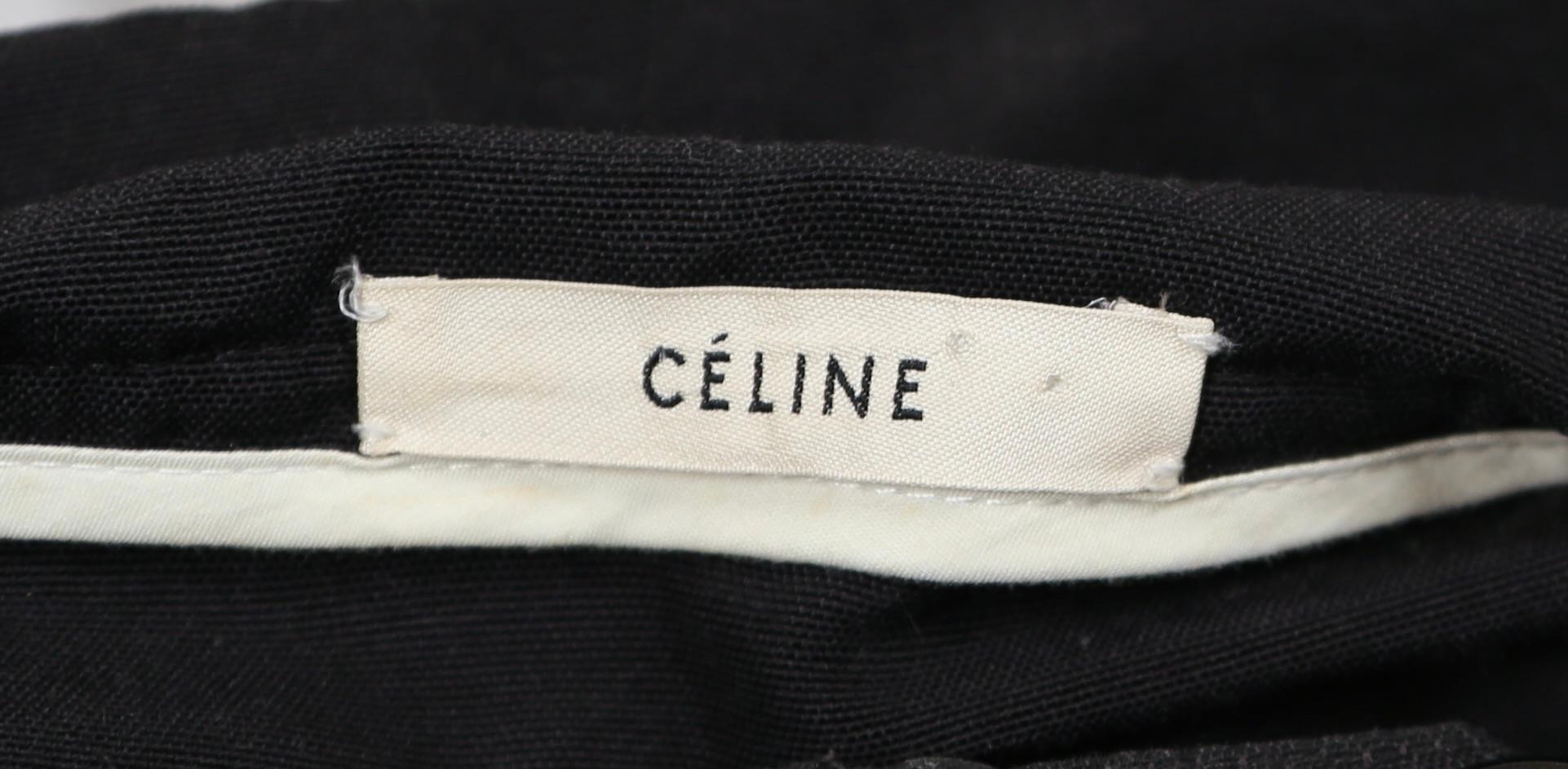 Celine by PHOEBE PHILO Veste anorak bleu marine profond en coton 2011 en vente 3
