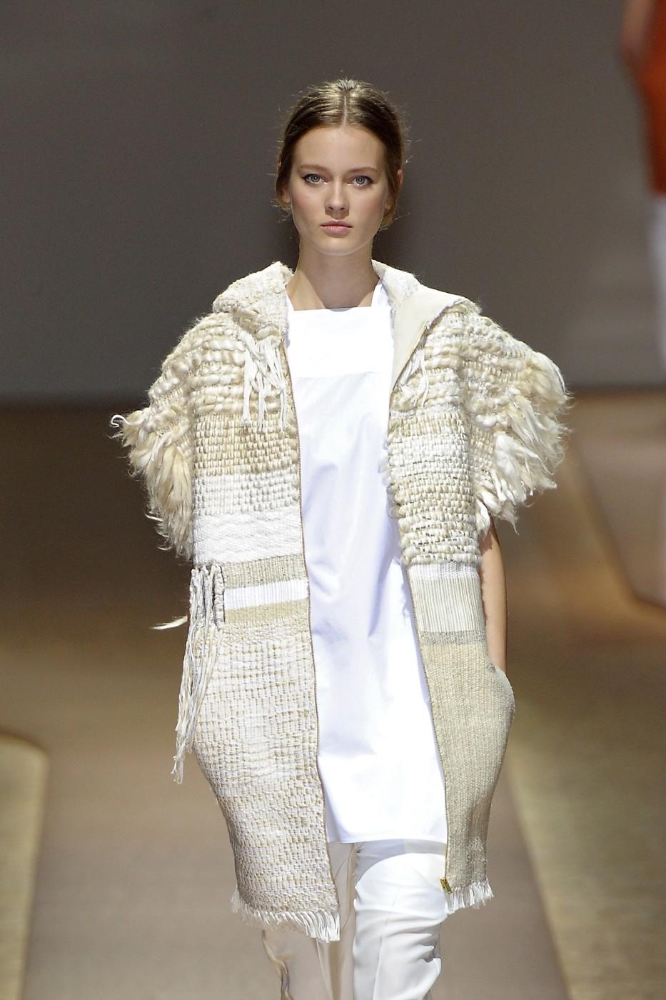 Women's or Men's 2011 CELINE handwoven runway coat