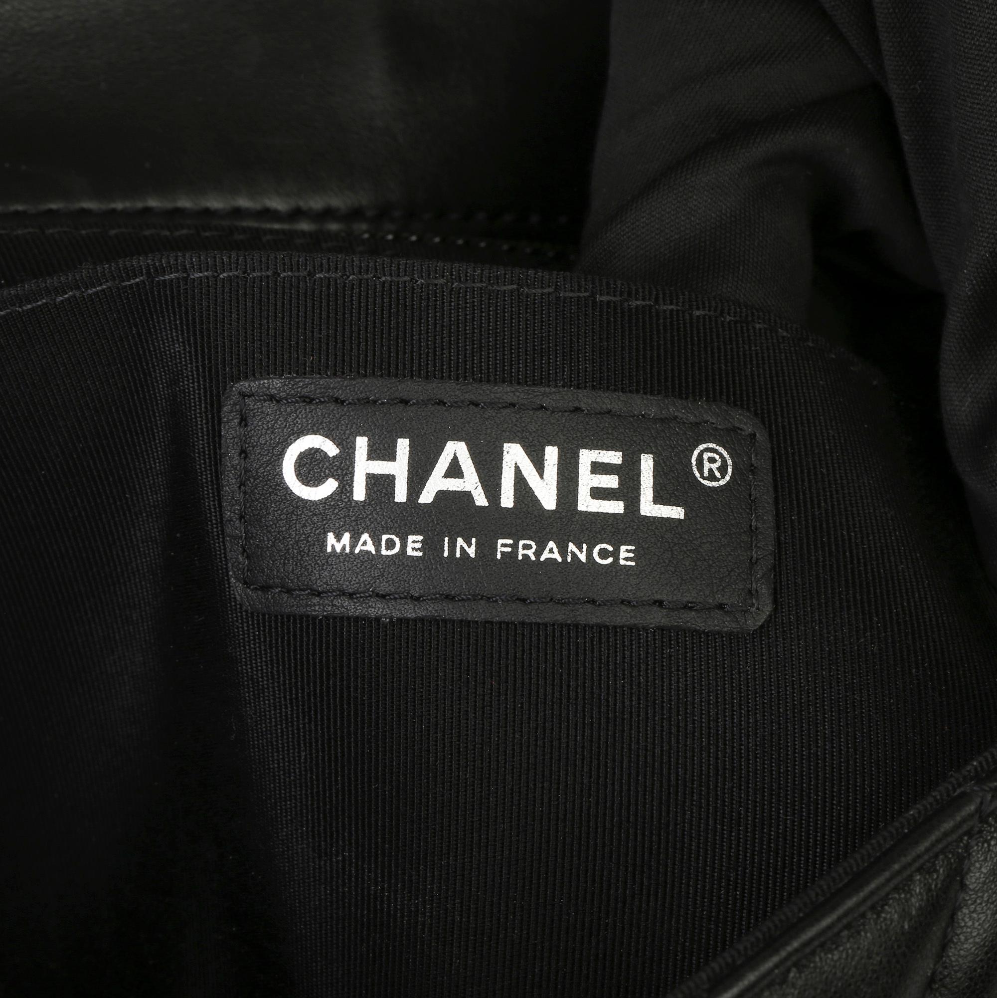 2011 Chanel Black Quilted Lambskin Lady Bug Medium Classic Single Flap Bag 2