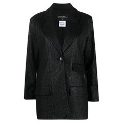 Blazer en lurex noir Saint Tropez de Chanel, 2011