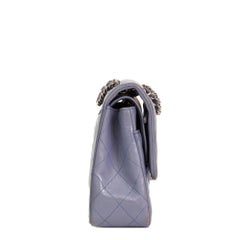 2011 Chanel Lilac Quilted Lambskin Medium Classic Double Flap Bag