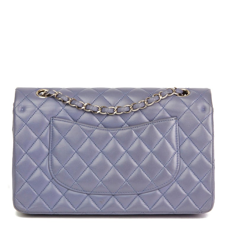 chanel lilac classic flap