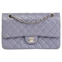 2011 Chanel Lilac Quilted Lambskin Medium Classic Double Flap Bag