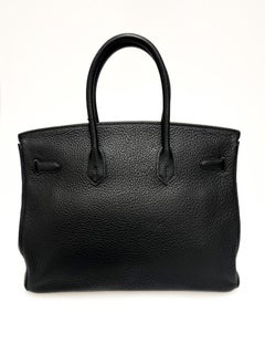 2011 Classic Hermès Birkin 35 black Togo