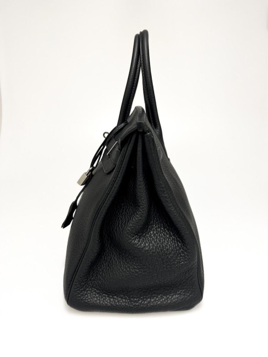 Women's or Men's 2011 Classic Hermès Birkin 35 black Togo For Sale