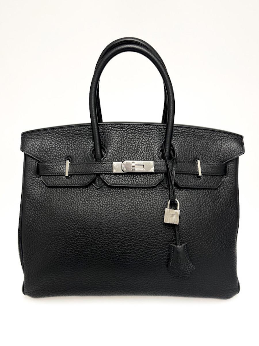 2011 Classic Hermès Birkin 35 black Togo For Sale 1