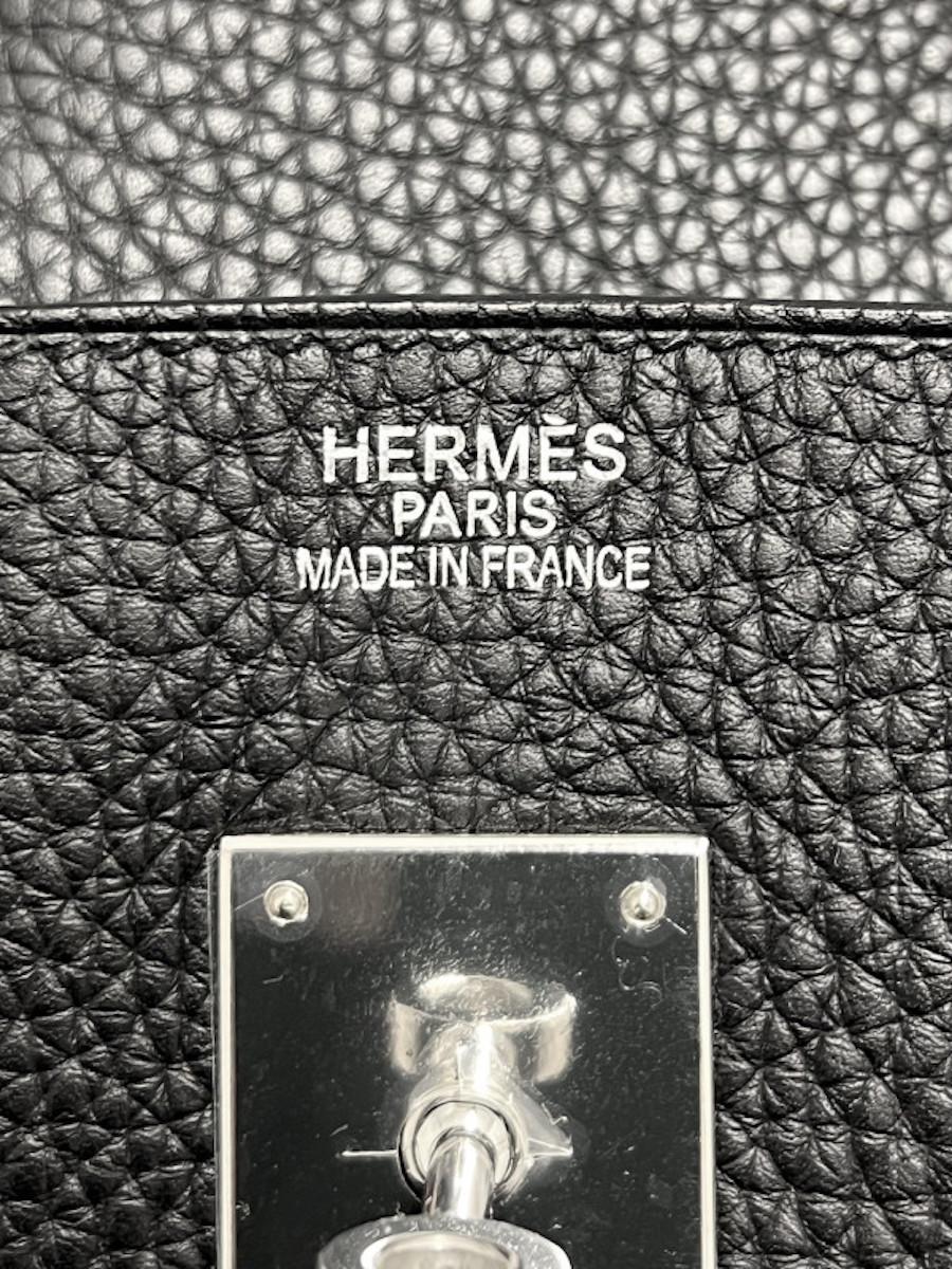 2011 Classic Hermès Birkin 35 black Togo For Sale 2