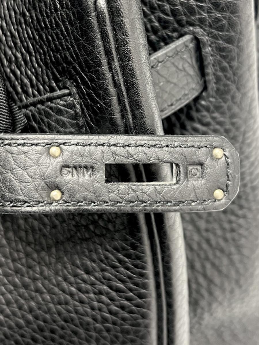 2011 Classic Hermès Birkin 35 black Togo For Sale 4