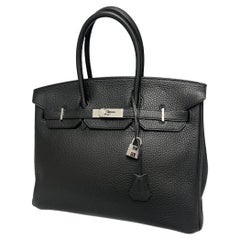 2011 Classic Hermès Birkin 35 black Togo