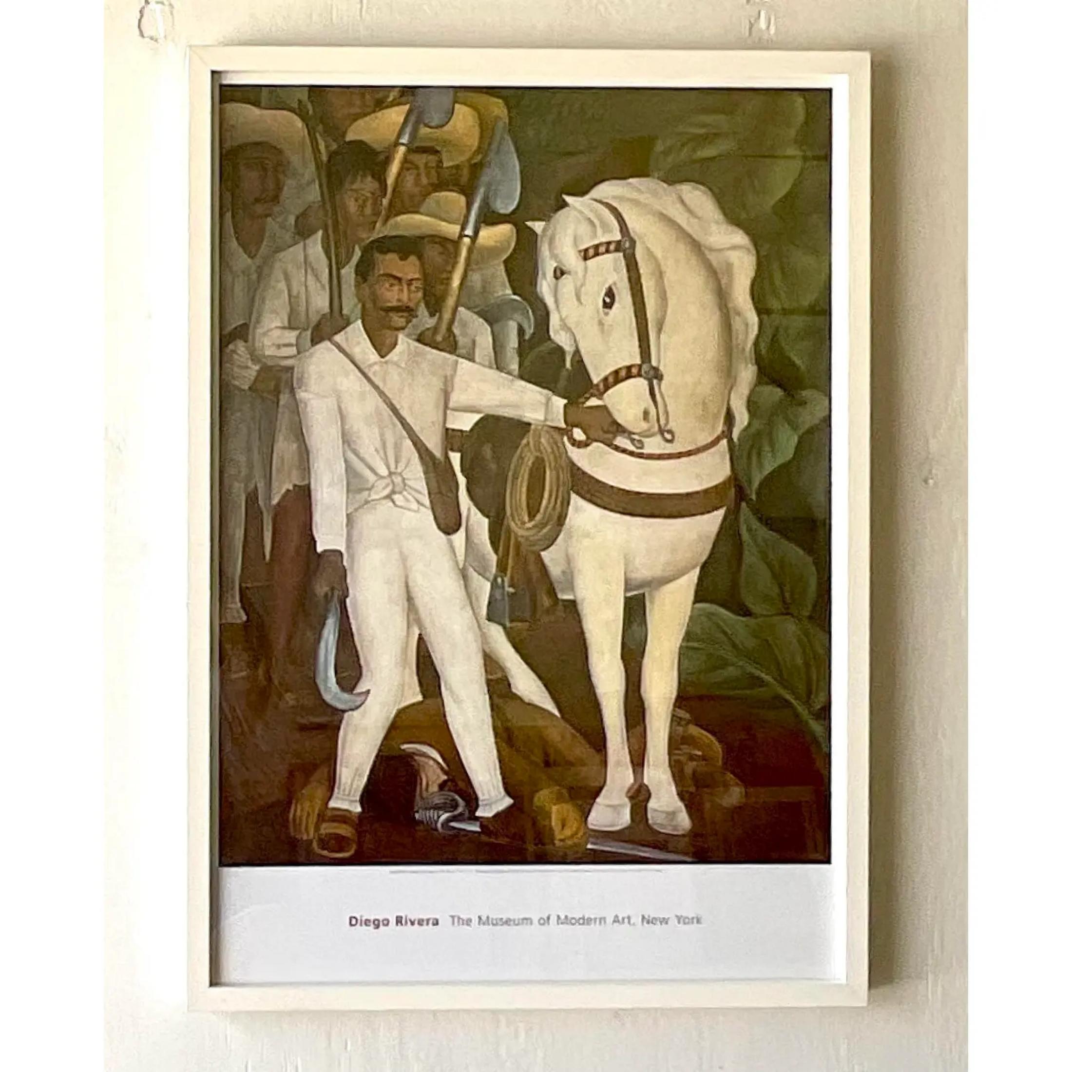 Diego Rivera Metropolitan Museum Show Poster aus dem Jahr 2011 (Böhmisch) im Angebot
