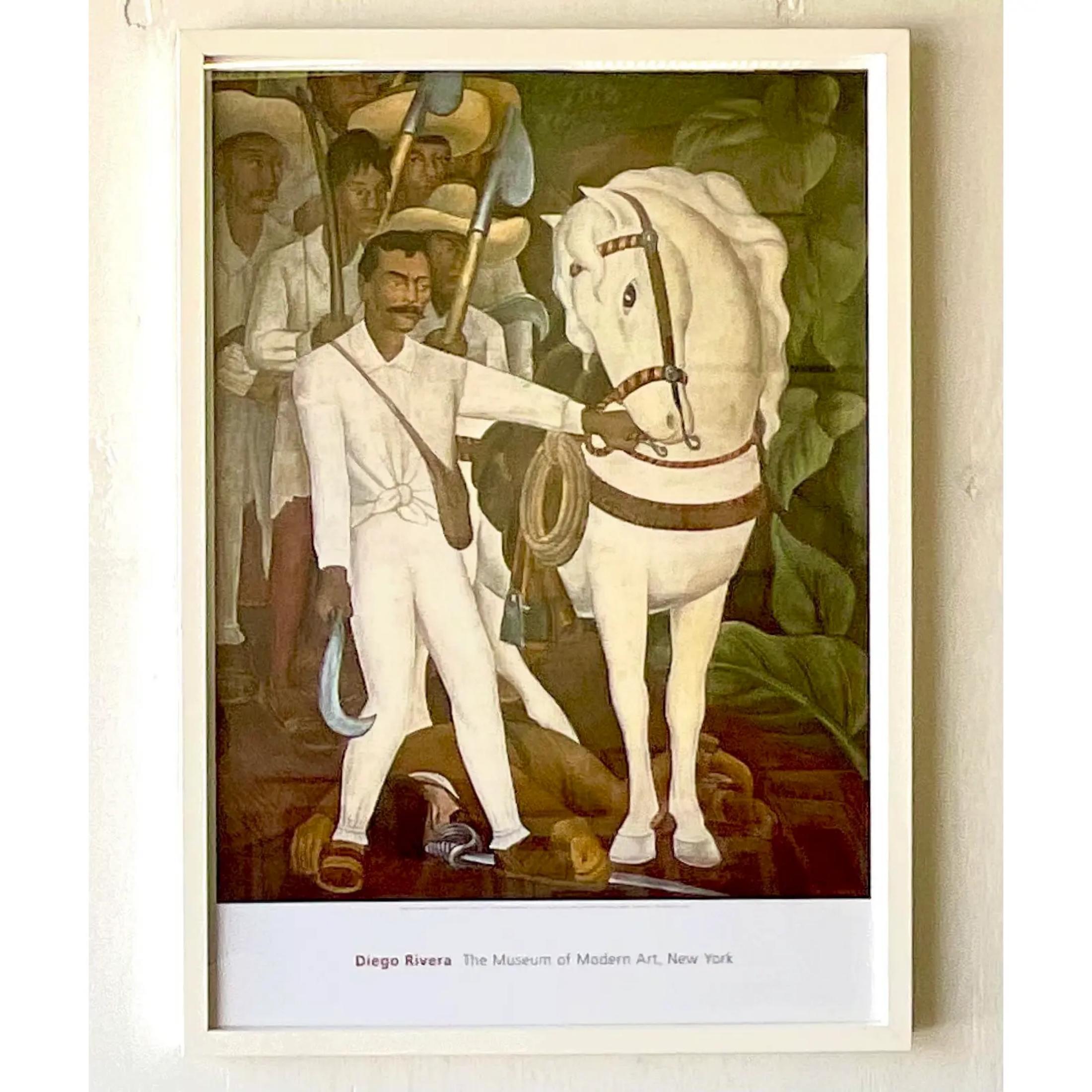 Diego Rivera Metropolitan Museum Show Poster aus dem Jahr 2011 (Holz) im Angebot