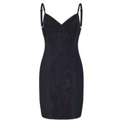 2011 Dolce & Gabbana "Vintage" - Vestito a corsetto in pizzo nero