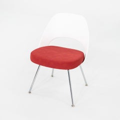 2011 Eero Saarinen for Knoll Armless Executive Side / Dining Chairs in White
