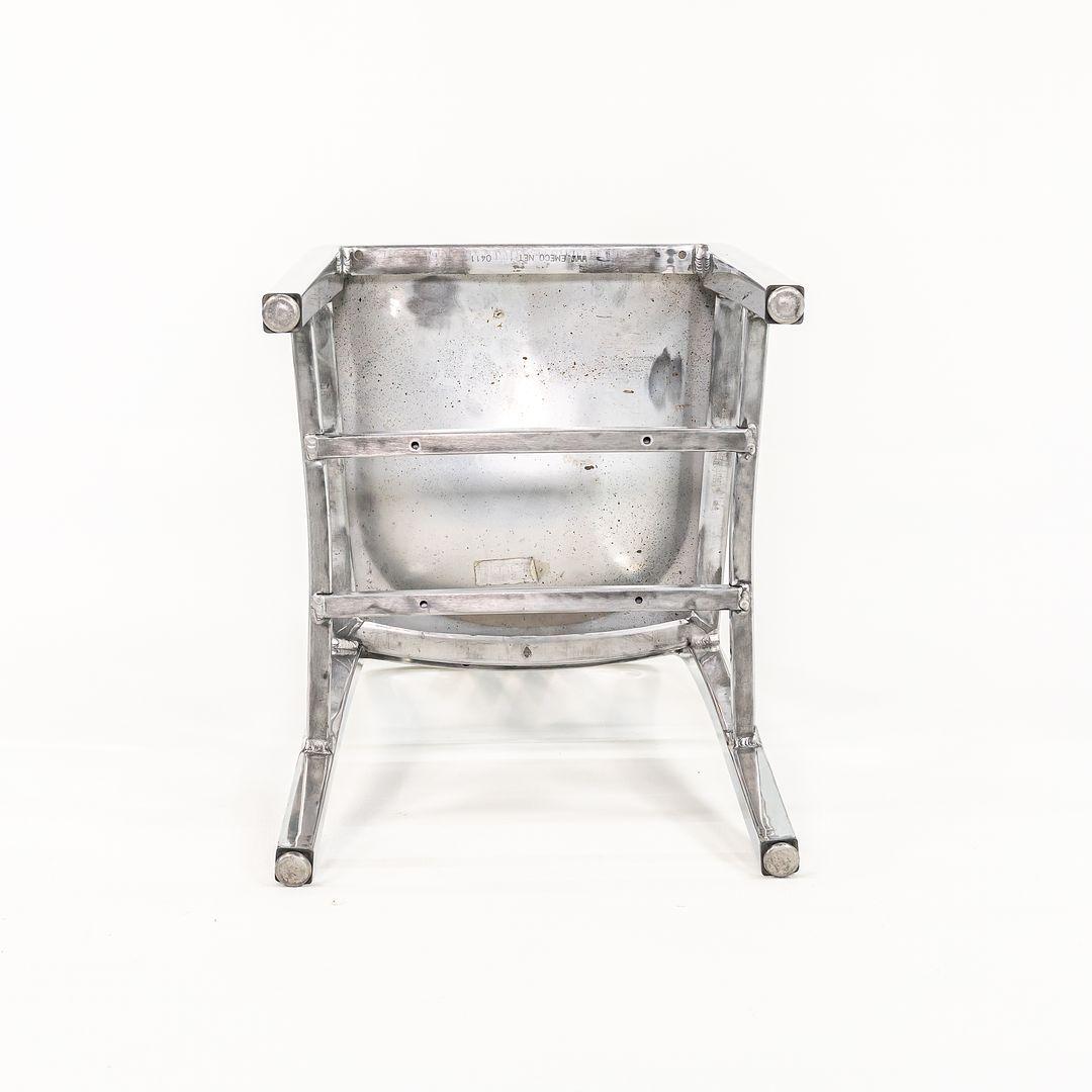 2011 Emeco Navy 1006 Dining / Side Chair in Mint Polished Aluminum For Sale 4