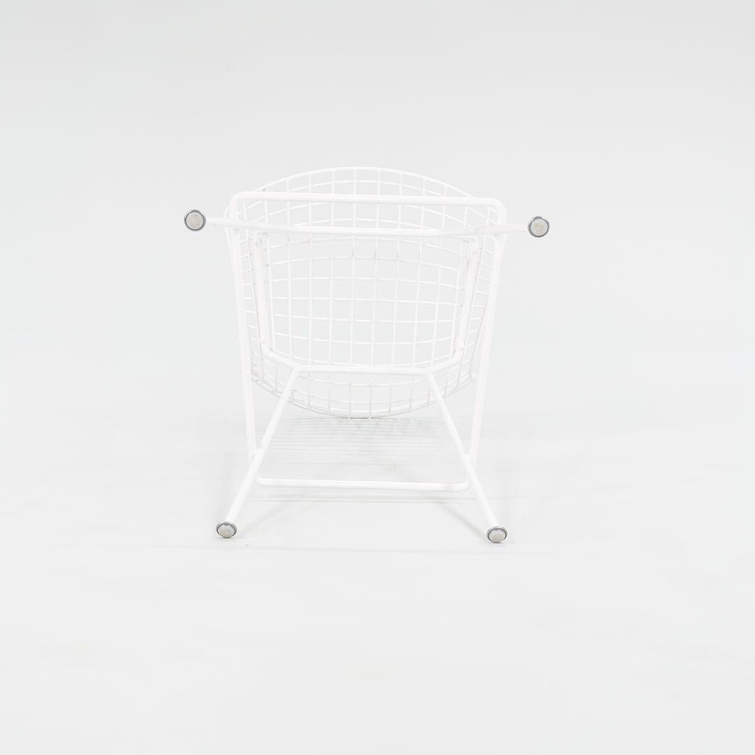 2011 Harry Bertoia für Knoll Barhocker in Weiß, Modell 428C, 9x verfügbar im Angebot 2