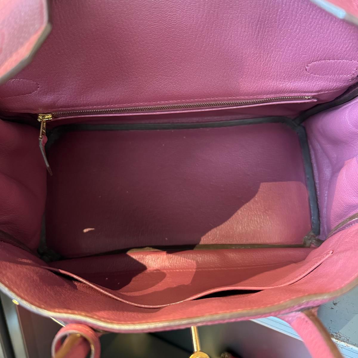 2011 Hermès Birkin 30 Bois de Rose Rosewood For Sale 7