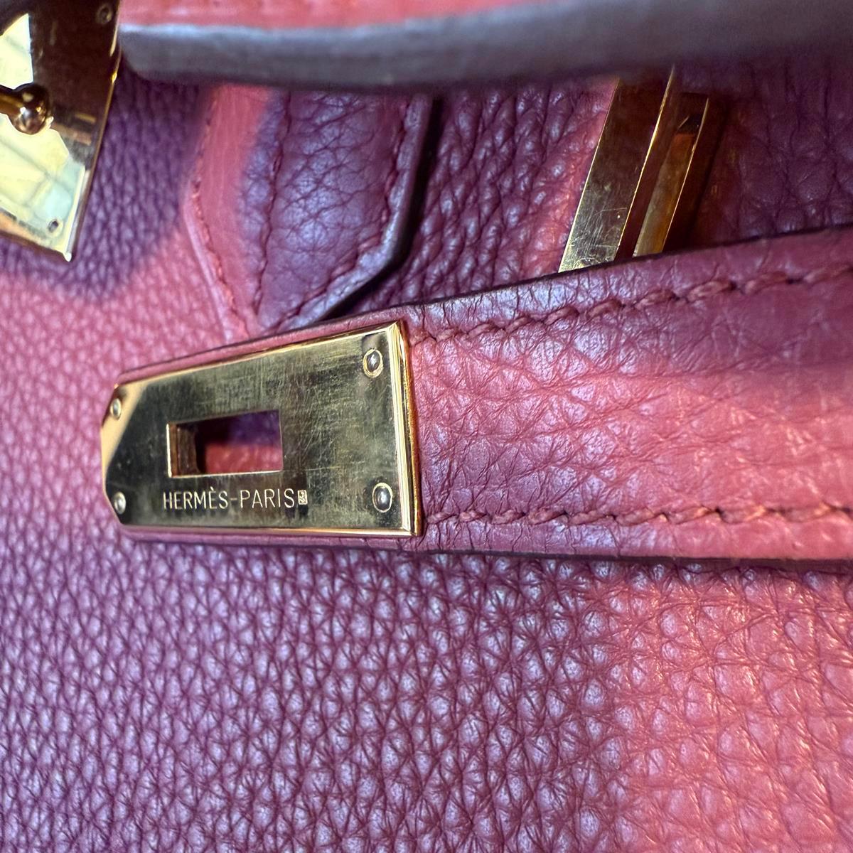 2011 Hermès Birkin 30 Bois de Rose Rosewood For Sale 13