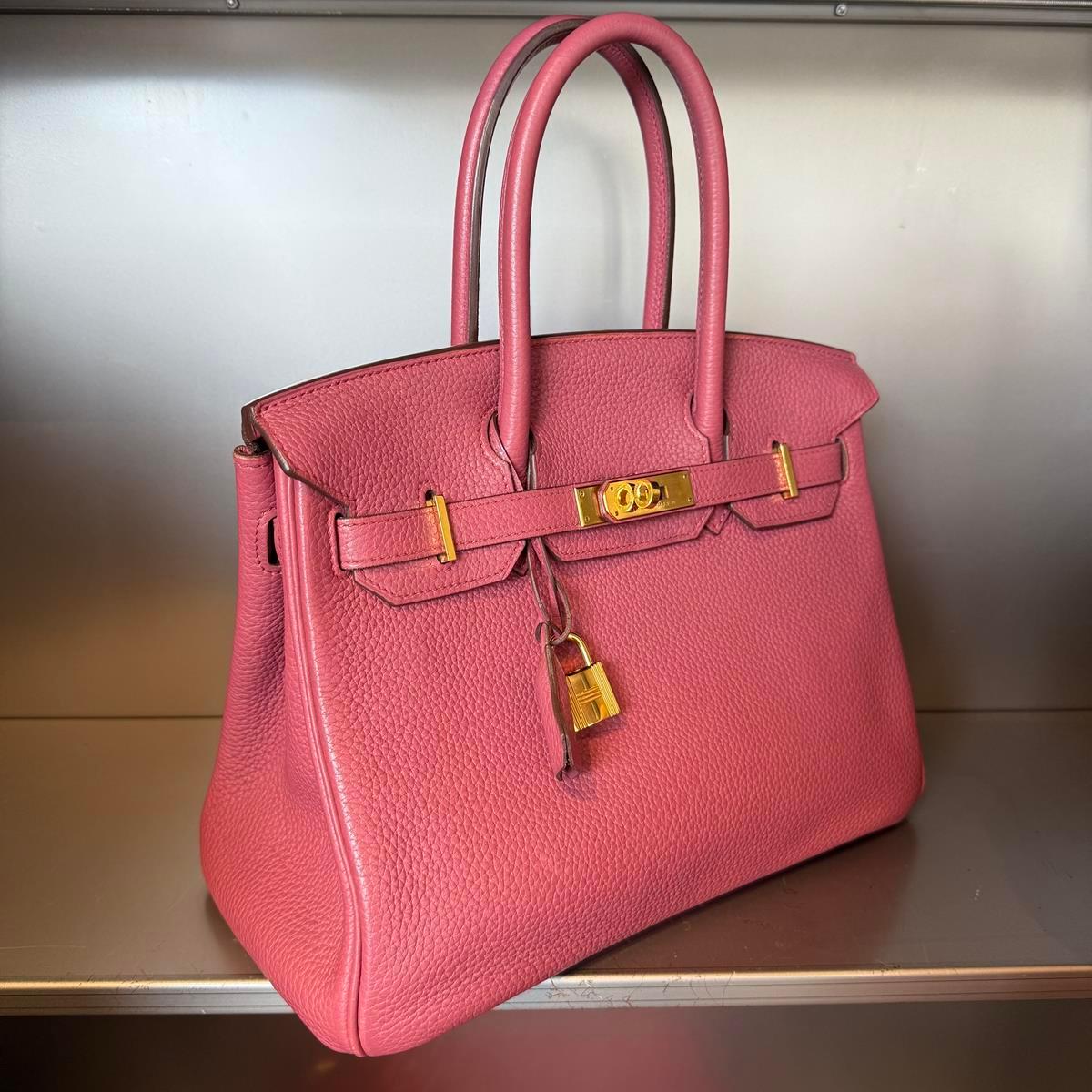 Pink 2011 Hermès Birkin 30 Bois de Rose Rosewood For Sale