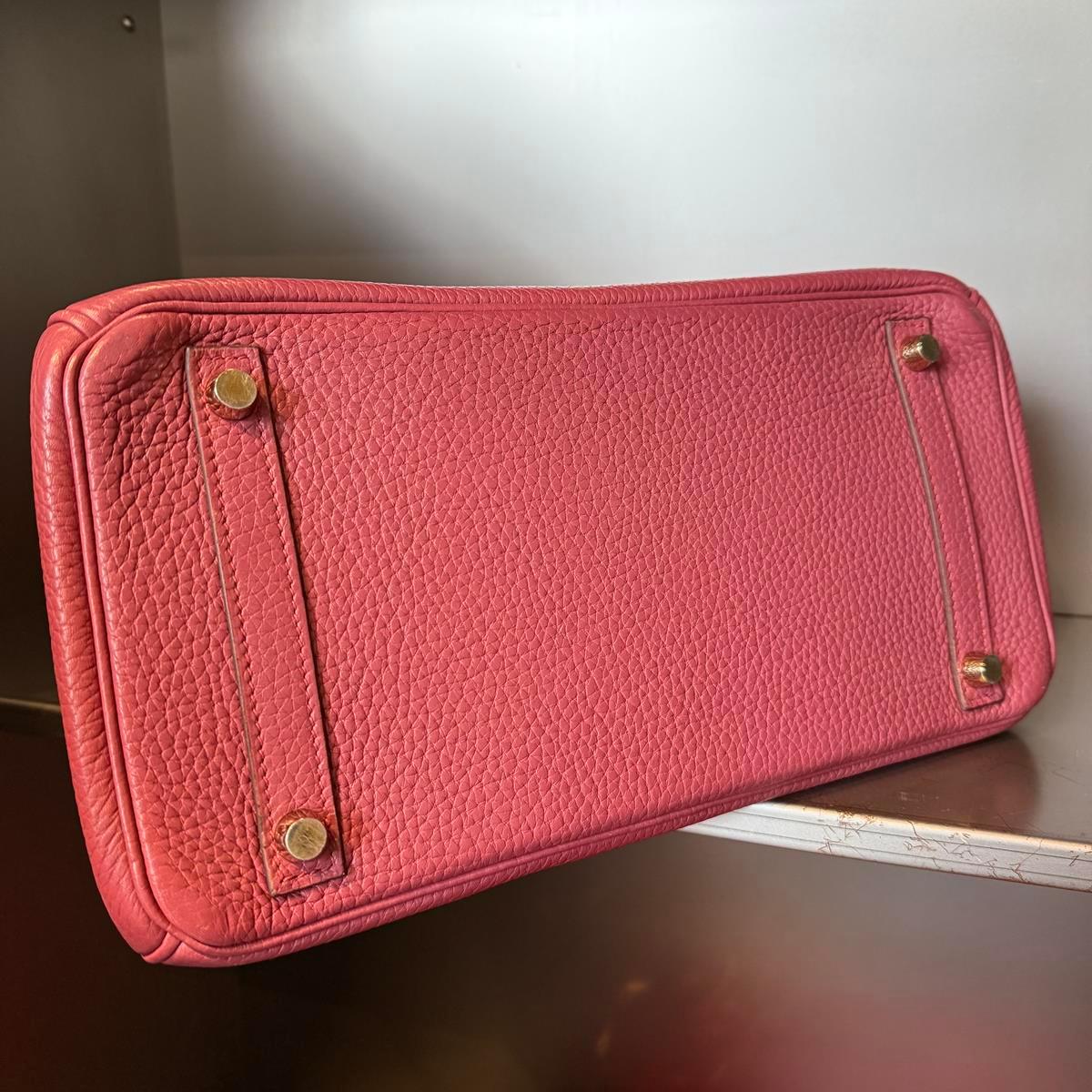 2011 Hermès Birkin 30 Bois de Rose Rosewood In Excellent Condition For Sale In Gazzaniga (BG), IT
