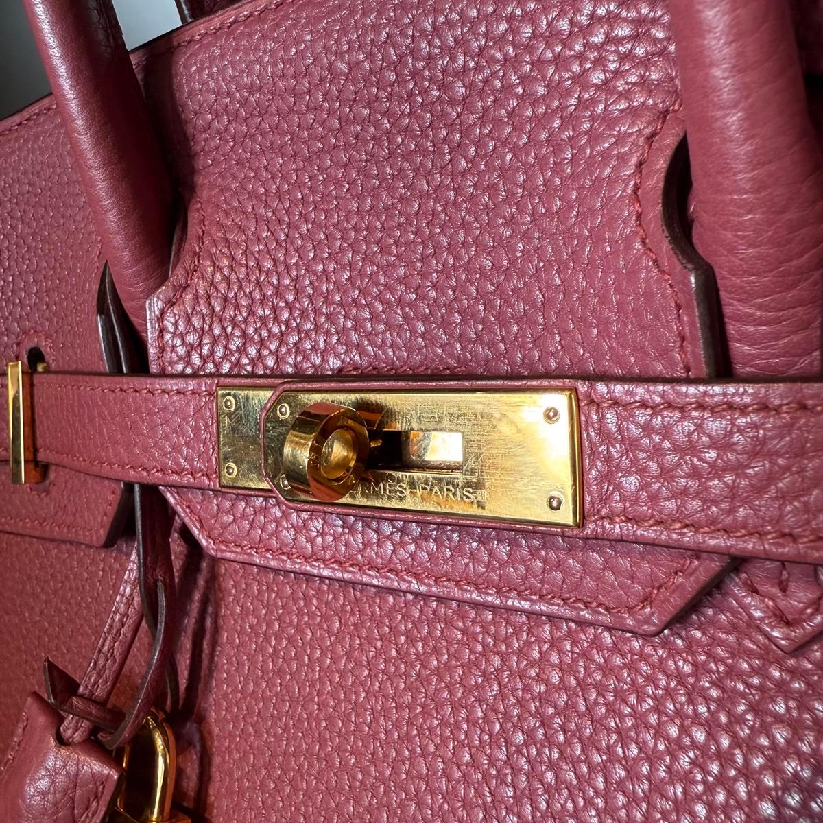 2011 Hermès Birkin 30 Bois de Rose Rosewood For Sale 1