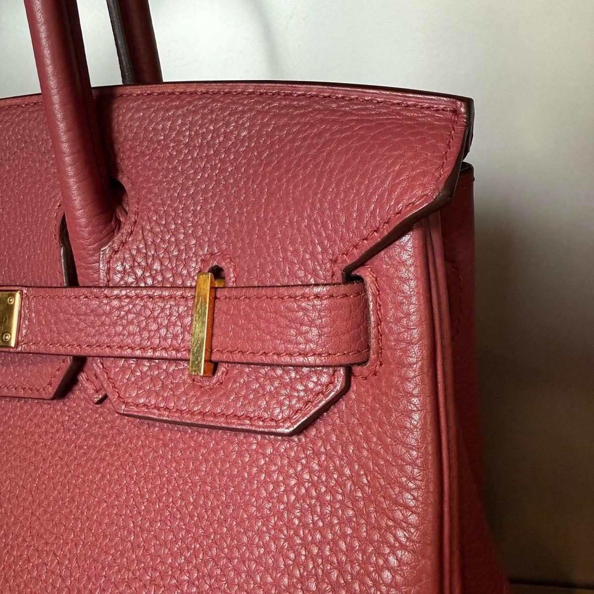 2011 Hermès Birkin 30 Bois de Rose Rosewood For Sale 4
