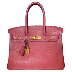 2011 Hermès Birkin 30 Bois de Rose Rosewood