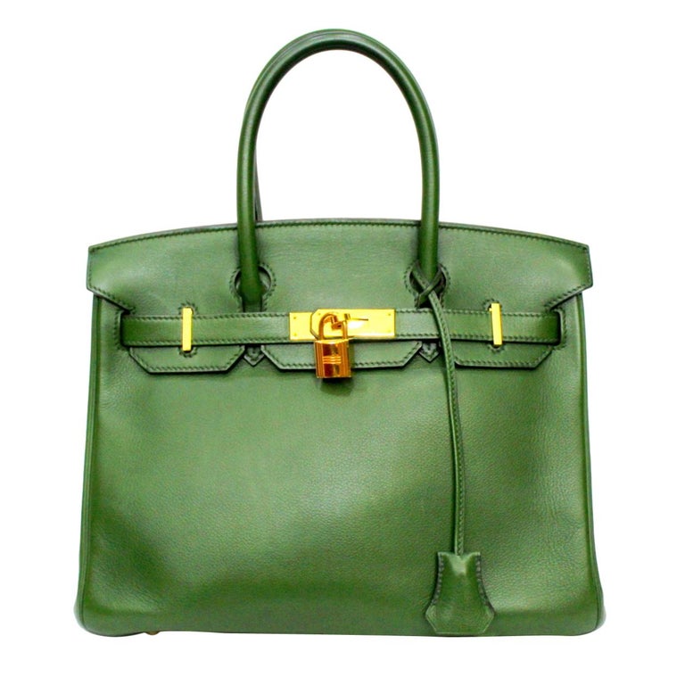 2011 Hermès Forest Green Leather Birkin 30 Bag For Sale at 1stDibs ...
