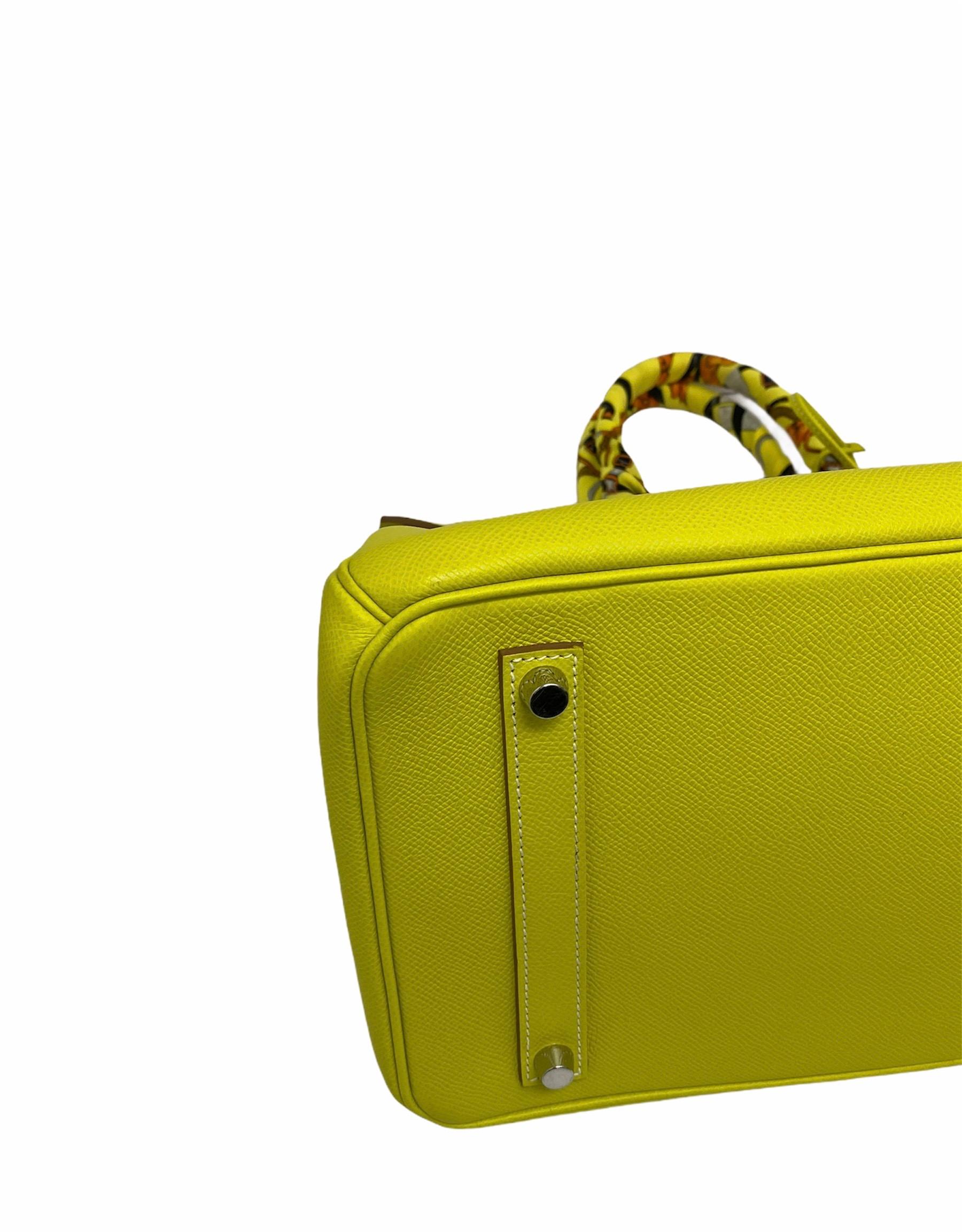 2011 Hermès Lemon Epsom Birkin 35 Bag 2