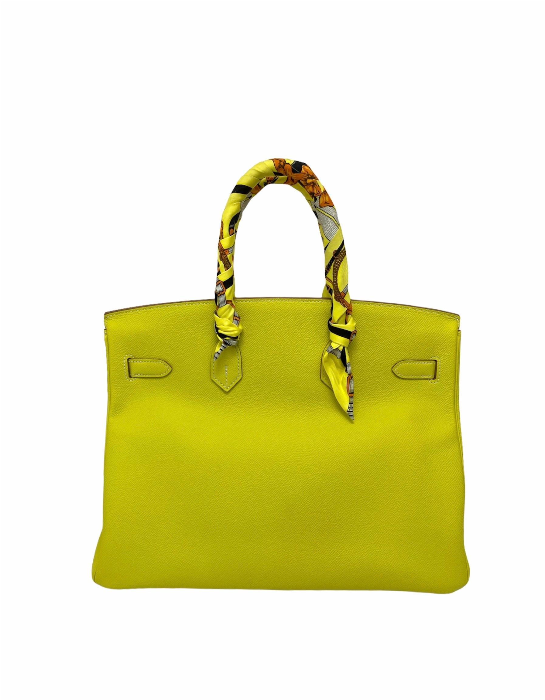 Women's 2011 Hermès Lemon Epsom Birkin 35 Bag