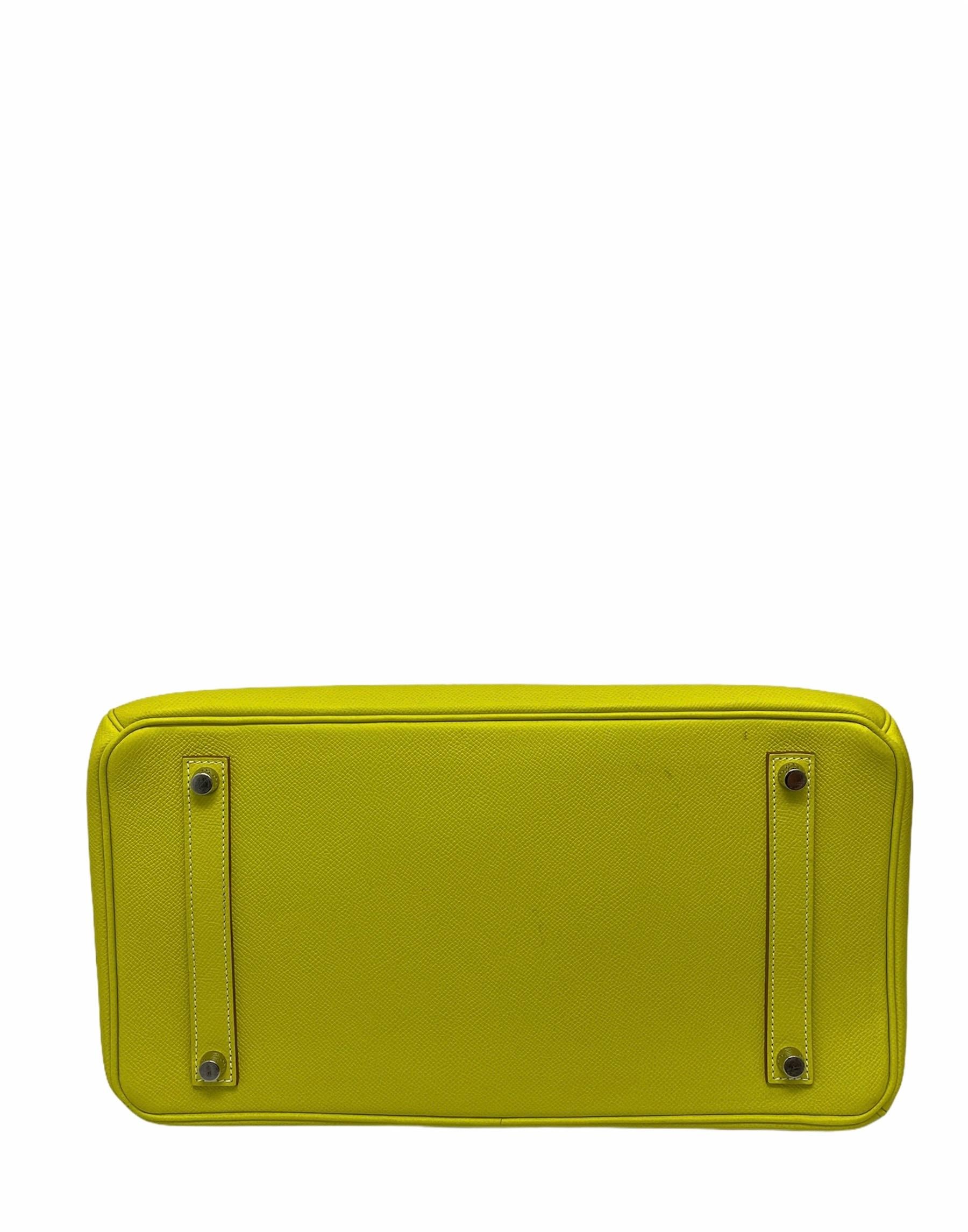 2011 Hermès Lemon Epsom Birkin 35 Bag 1