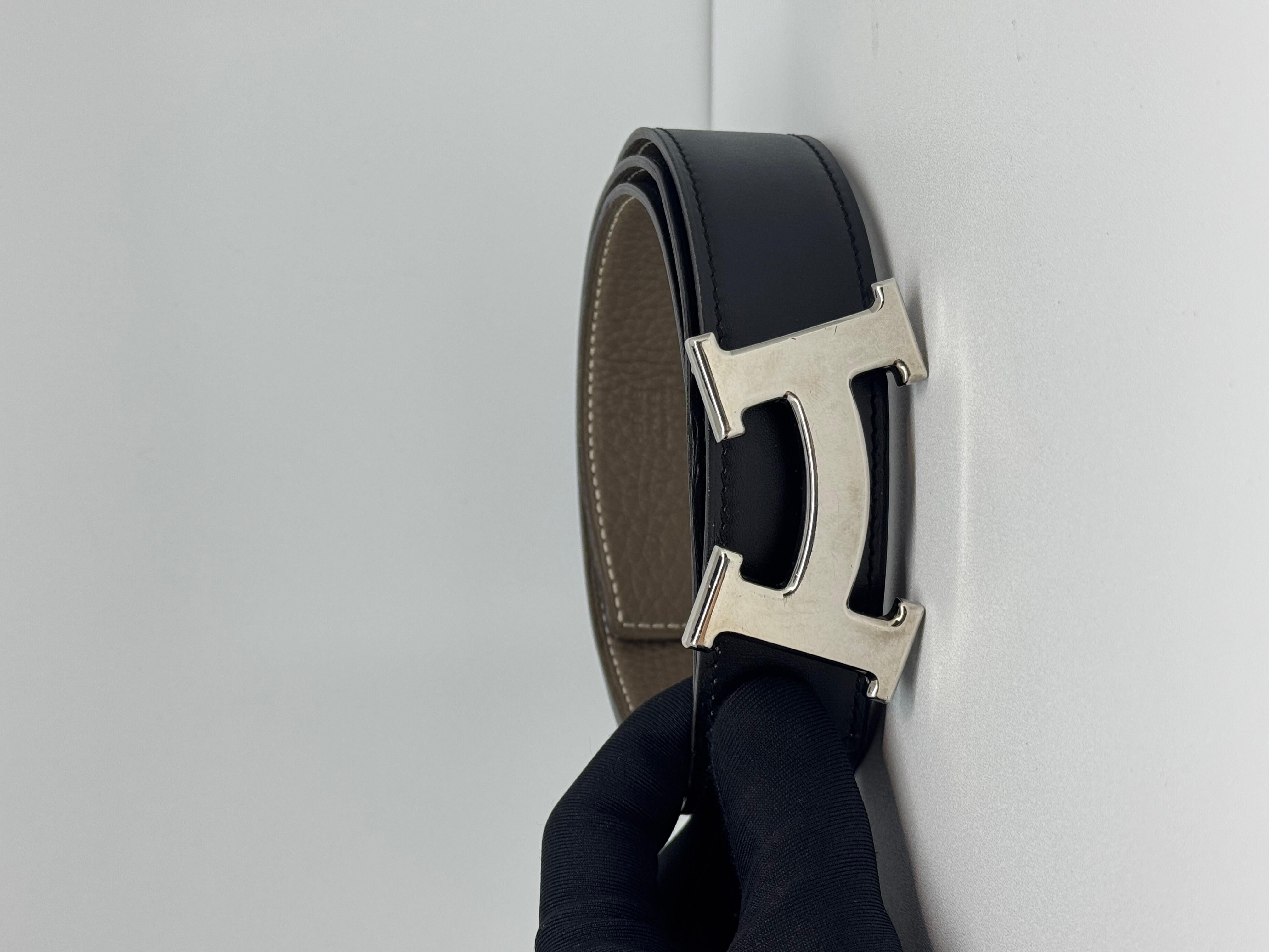 Cinturón reversible 2011 Hermes Limited H Smile Buckle 5