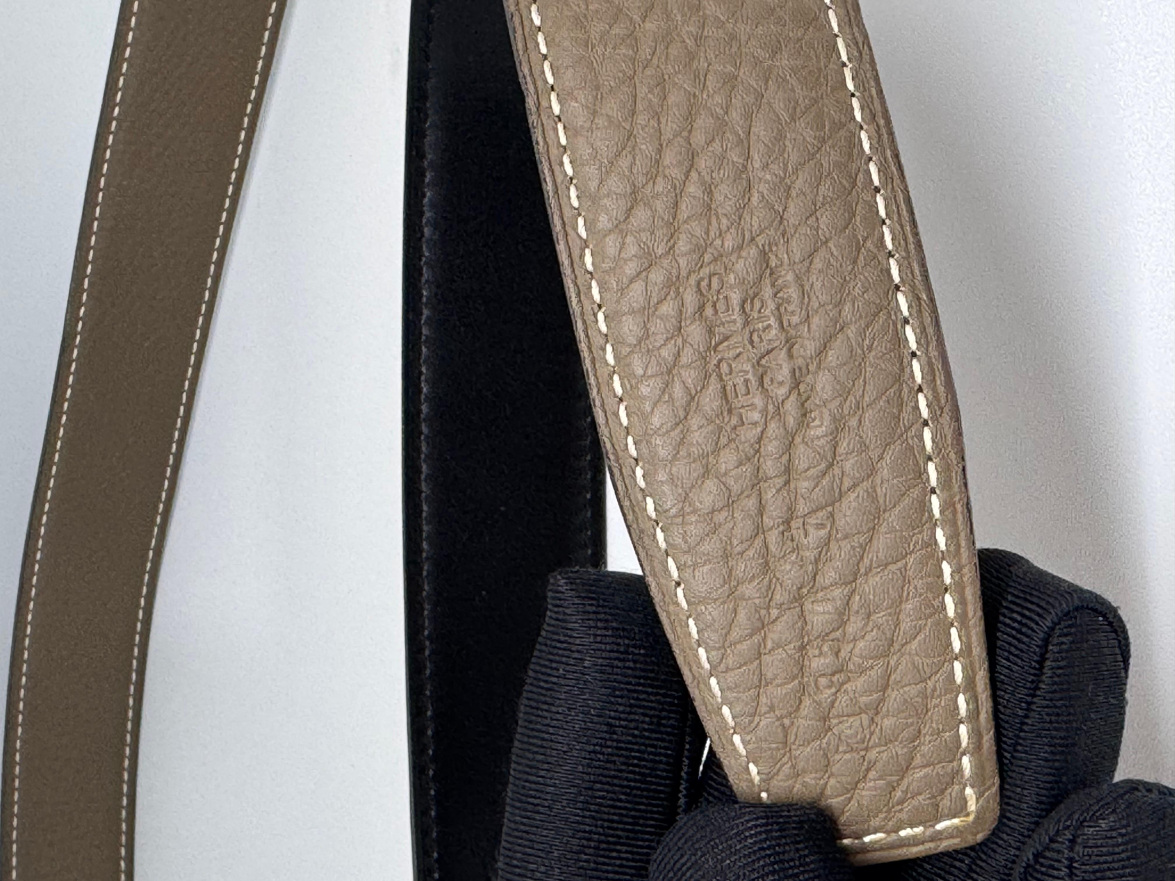 Cinturón reversible 2011 Hermes Limited H Smile Buckle 1
