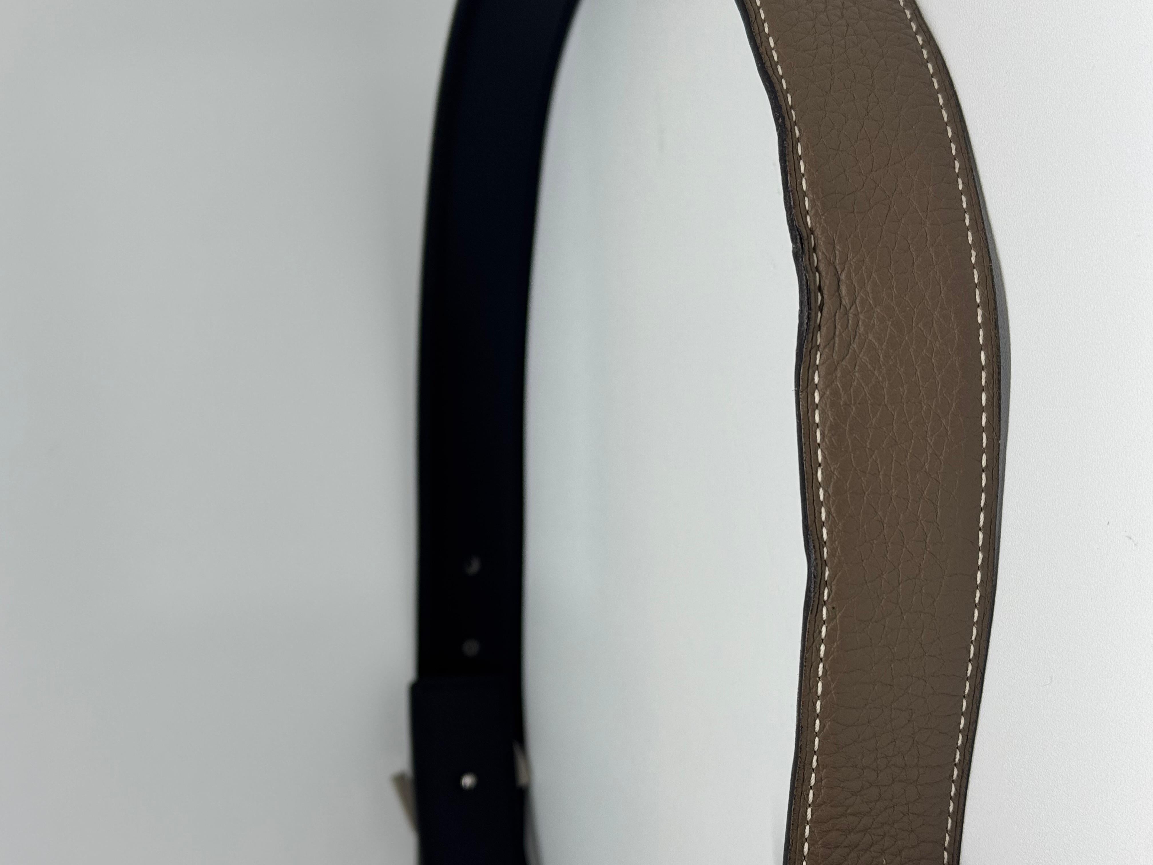 Cinturón reversible 2011 Hermes Limited H Smile Buckle 4