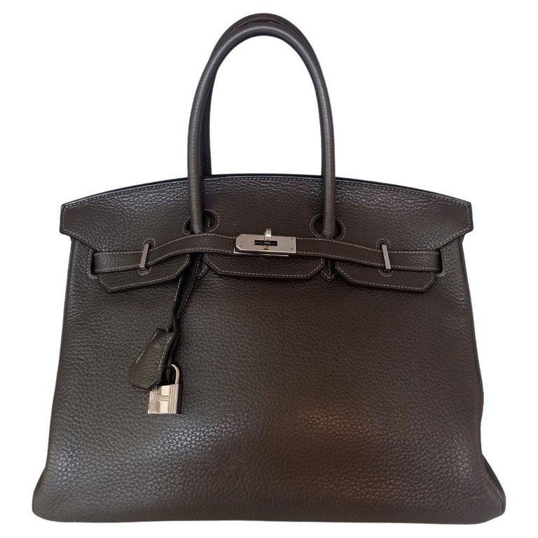 2011 Hermès Olive Green Birkin 35 Bag For Sale at 1stDibs