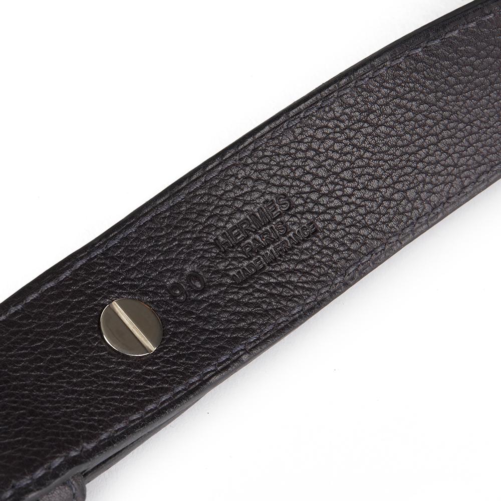 2011 Hermès Raisin Evercalf Leather Chiquita Belt Bag 3