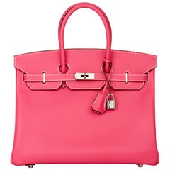 2011 Hermès  Rose Tyrien & Rubis Epsom Leather Candy Collection Birkin 35cm