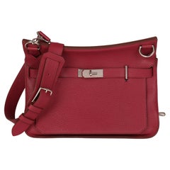 2011 Hermes Rubis Clemence Leather Jypsiere 34cm at 1stDibs