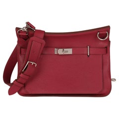 2011 Hermes Rubis Clemence Leder Jypsiere 34cm