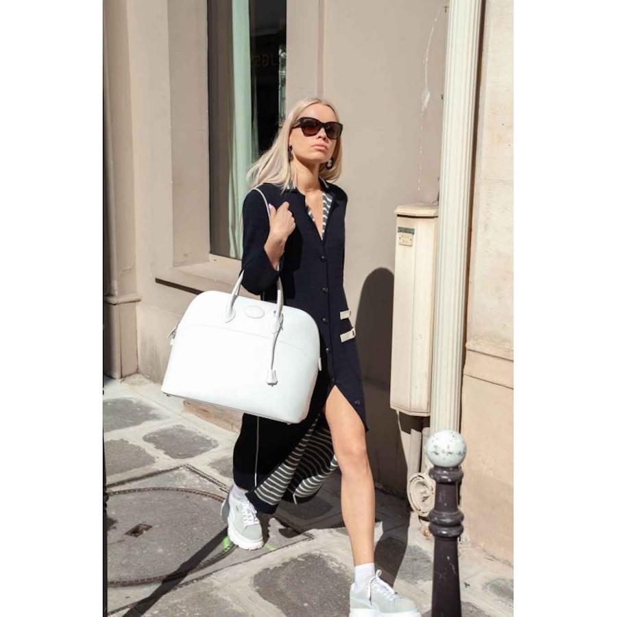 2011 Hermès white Bolide For Sale 5
